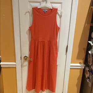 Draper James Vibrant Orange Dress
